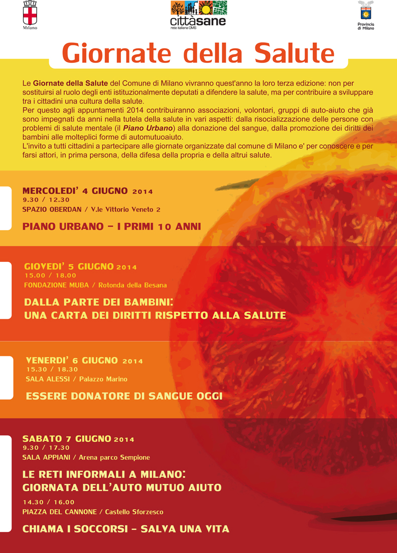 7 Giugno 2014 – Convegno “Le Reti  Informali A Milano: Giornata Del Mutuo Aiuto”
