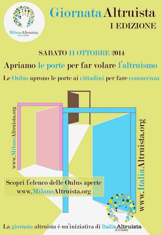Sabato 11 Ottobre 2014 - GIORNATA ALTRUISTA 1° EDIZIONE