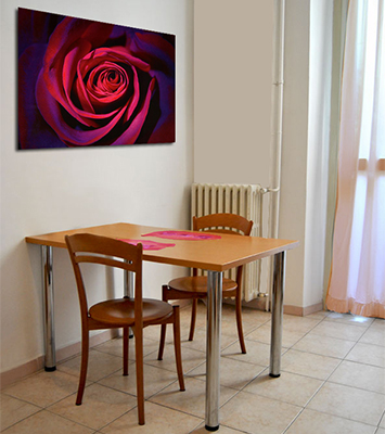 Rosa Casa PROMETEO cucina sala pranzo con tavolo