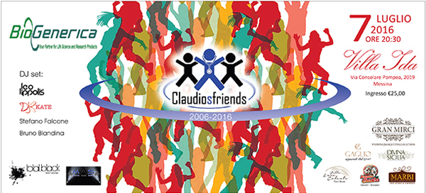 Claudio's Friends per PROMETEO - Messina 07/07/16