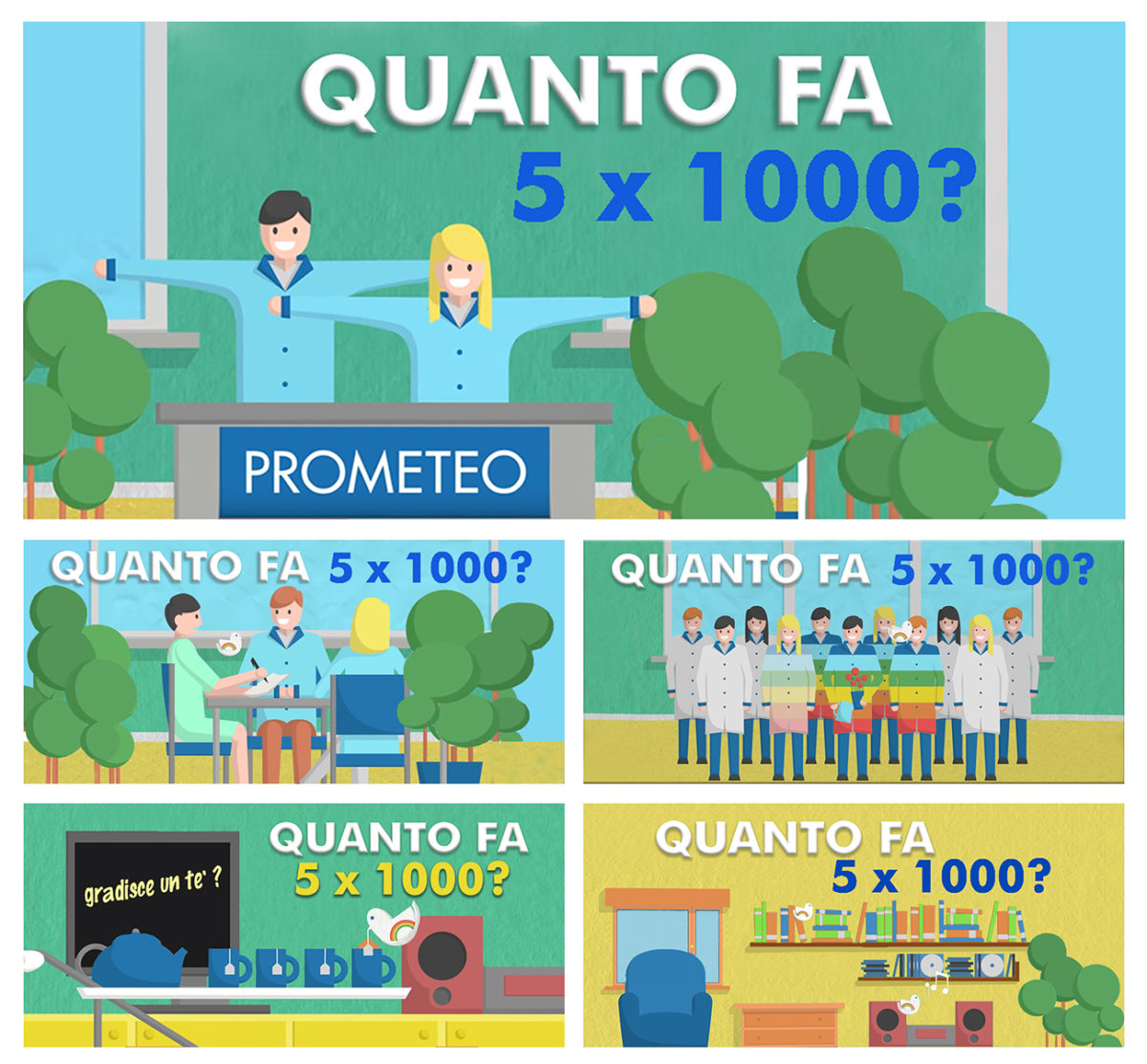 Quanto fa 5 x 1000? Fa davvero tanto!