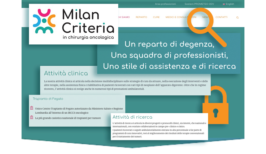 Il nuovo sito Milan Criteria in Chirurgia Oncologica, uno strumento pensato per il paziente