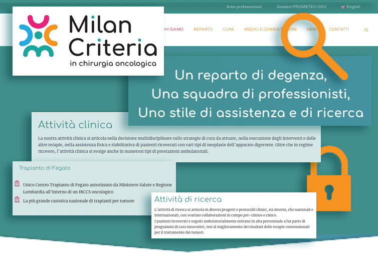 Il nuovo sito Milan Criteria: supporto, informazioni, un canale diretto in chirurgia oncologica