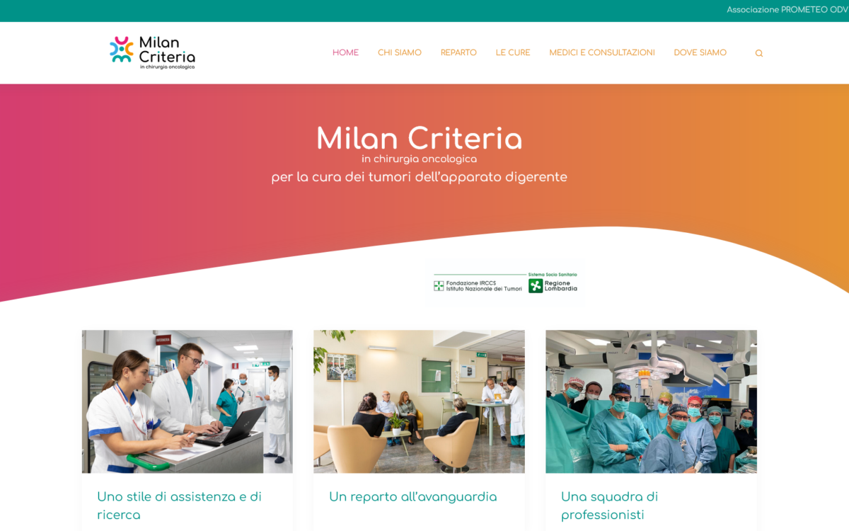 Milan Criteria in Chirurgia Oncologica, è online il nuovo strumento pensato per i pazienti